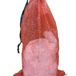 #M-1522OU SAC FILET ORANGE CIRCULAIRE  <br>15X22