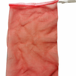 #M-PE1220 SAC MESH ROUGE (PE) <br>12