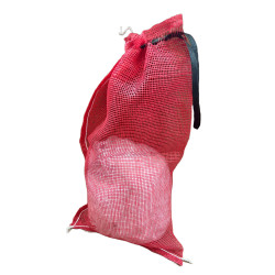 #M1528RUL SAC FILET ROUGE COUTURE EN L <br>15X28