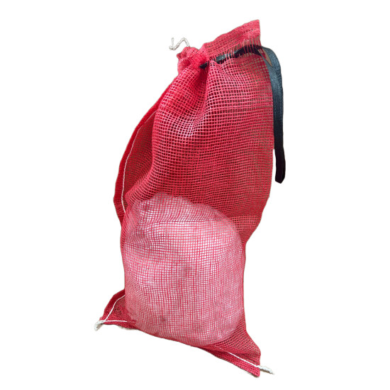 #M1528RUL SAC FILET ROUGE COUTURE EN L <br>15X28