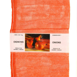 #M18ORLP S.MESH OIGNON LOGO PROCESS BDE LAM. <br>18.5X31.5 (50LB) #M18ORLP S.MESH OIGNON LOGO PROCESS BDE LAM. <br>18.5X31.5 (50LB)