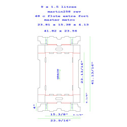 #MASTERM MASTER PANIER 9 X 1.5LT <br>UNIVERSEL