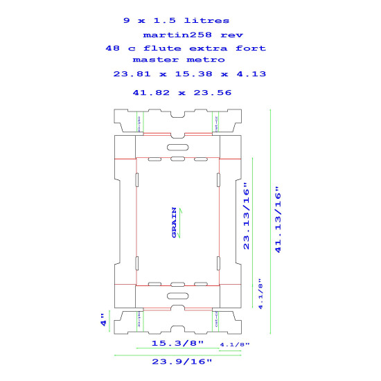 #MASTERM MASTER PANIER 9 X 1.5LT <br>UNIVERSEL