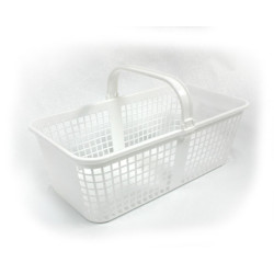 #PPS4 PANIERS PLASTIQUE BLANC       FAIT AU CANADA <br>4LT - HAUTE QUALITE