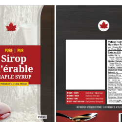 #PS250N 2021 MAPLE SYRUP POUCH <br>250 ML (120*170*75MM) #PS250N 2021 MAPLE SYRUP POUCH <br>250 ML (120*170*75MM)