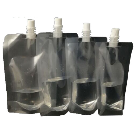 #PS500C_B POCHETTE LIQUIDE TRANSPARENTE 500 ML + BOUCHONS <br>130X220+40 MM EXT. #PS500C_B POCHETTE LIQUIDE TRANSPARENTE 500 ML + BOUCHONS <br>130X220+40 MM EXT.
