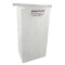 #PTTB-BL9.5 S.PAPIER BLANC UNIS (TIN TIE) TIN TIE AVEC ATTACHE <br>4.87X3.25X9.5