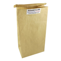 #PTTB-BR11.5 S.PAPIER BRUN UNIS (TIN TIE)  TIN TIE AVEC ATTACHE <br>5.87X3.87X11.5