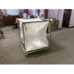 #RACK373748 SUPPORT SAC CONTENEUR 1500KG  EN ACIER <br>98X98X95cm