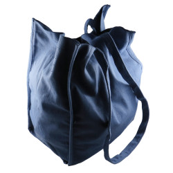 #SC13814 SAC COTON BLEU* <br>13X8X14 POUCES #SC13814 SAC COTON BLEU* <br>13X8X14 POUCES