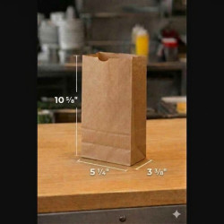 #SEP5 SAC PAPIER BRUN 1 PLI NO 5 SANS POIGNEE <br>5 1/4 #SEP5 SAC PAPIER BRUN 1 PLI NO 5 SANS POIGNEE <br>5 1/4