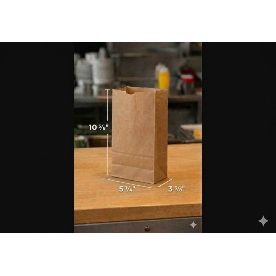 #SEP5 SAC PAPIER BRUN 1 PLI NO 5 SANS POIGNEE <br>5 1/4 #SEP5 SAC PAPIER BRUN 1 PLI NO 5 SANS POIGNEE <br>5 1/4