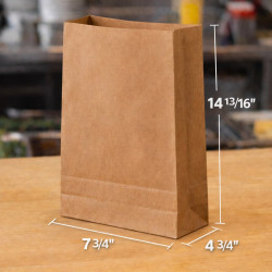 #SEP6 SAC PAPIER BRUN 1 PLI NO 6 SANS POIGNEE <br>6 #SEP6 SAC PAPIER BRUN 1 PLI NO 6 SANS POIGNEE <br>6