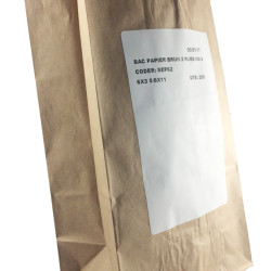 #SEP62 SAC PAPIER BRUN 2 PLIES       NO 6 <br>6X3 5/8X11