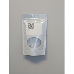 #SF610 POCHETTE DEBOUT BLANCHE       FENETRE OVALE <br>6.5X10.5(4