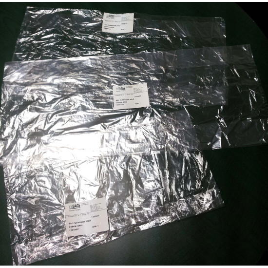 #SP15 SAC PLASTIQUE 15LB FDA <br>12X3X20 #SP15 SAC PLASTIQUE 15LB FDA <br>12X3X20