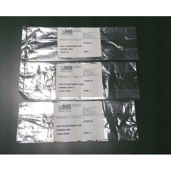 #SP9 SAC PLASTIQUE 9LB FDA <br>7X3X18 #SP9 SAC PLASTIQUE 9LB FDA <br>7X3X18