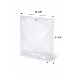 #SPE1011 POCHETTE DE PLASTIQUE ZIPLOCK <br>10 1/2