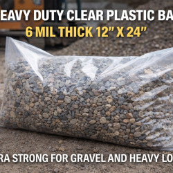 #SPE1224 SACS DE PLASTIQUE ROBUSTE INDUSTRIELS <br>12