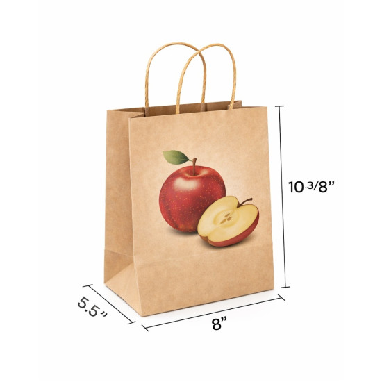 #SPP-201326 SAC PAPIER BRUN POMME 10 LBS. <br>8 #SPP-201326 SAC PAPIER BRUN POMME 10 LBS. <br>8