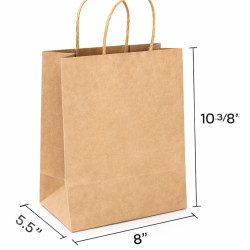 #SPP-201326U SAC PAPIER BRUN UNI <br>8