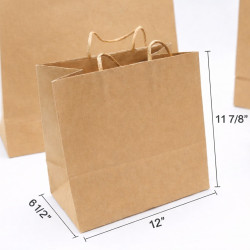 #SPP-301630U SAC PAPIER BRUN UNI <br>12
