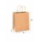 #SPP-8410U SAC PAPIER BRUN UNI AVEC POIGNÉE <br>8