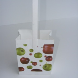 #SPPB-171020 SAC PAPIER BLANC 5LBS POMME 5 COULEURS <br>6 3/4 #SPPB-171020 SAC PAPIER BLANC 5LBS POMME 5 COULEURS <br>6 3/4