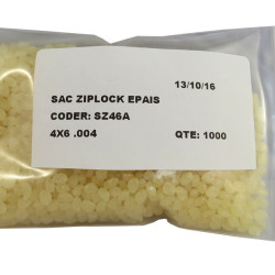 #SZ46A SAC ZIPLOCK EPAIS <br>4X6 .004 #SZ46A SAC ZIPLOCK EPAIS <br>4X6 .004