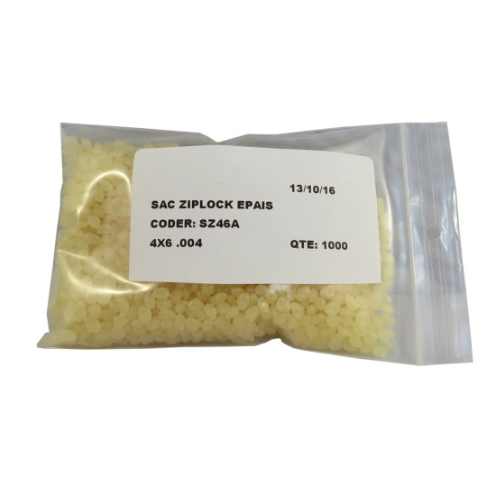 #SZ46A SAC ZIPLOCK EPAIS <br>4X6 .004 #SZ46A SAC ZIPLOCK EPAIS <br>4X6 .004