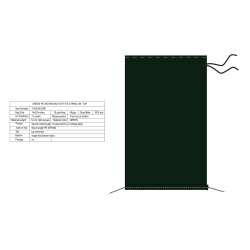 #T1426UCORD SAC A SABLE VERT   AVEC 1,5 AN UV ET CORDON <br>14