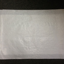 #T1626 WHITE WOVEN POLYPROPYLENE BAG <br>16