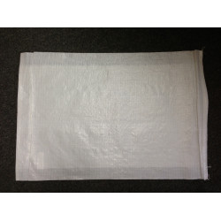 #T1626 SAC POLYPROPYLÈNE TISSÉ  BLANC <br>16