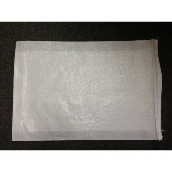 #T1626 SAC POLYPROPYLÈNE TISSÉ BLANC <br>16 #T1626 SAC POLYPROPYLÈNE TISSÉ BLANC <br>16