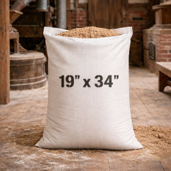 #T1934 SAC POLYPROPYLÈNE BLANC <br>19'X34