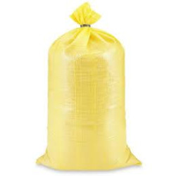 #T2030J SACS POLYPROPYLÈNE TISSÉ JAUNE <br>20X30