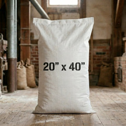 #T2040 SAC POLYPROPYLÈNE BLANC <br>20 #T2040 SAC POLYPROPYLÈNE BLANC <br>20