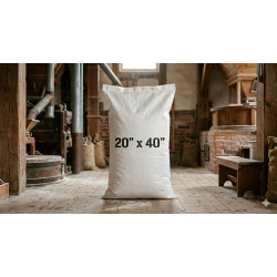 #T2040 SAC POLYPROPYLÈNE BLANC <br>20