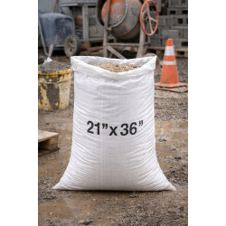 #T2136 SAC POLYPROPYLÈNE BLANC <br>21