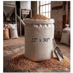 #T2230 SAC POLYPROPYLÈNE BLANC <br>22