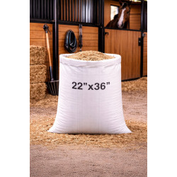 #T2236 SAC POLYPROPYLÈNE BLANC <br>22