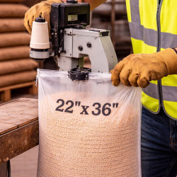 #T2236C SAC POLYPROPYLÈNE CLAIR (TRANSPARENT) <br>22