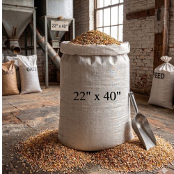 #T2240 SAC POLYPROPYLÈNE BLANC <br>22