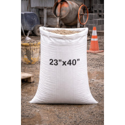 #T2340 SAC POLYPROPYLÈNE BLANC <br>23