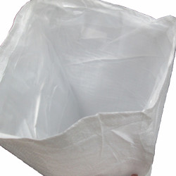 #T2340EI SAC POLYPROPYLENE BLANC AVEC OUVERTURE FACILE & LINER INSÉRÉ COUSU <br>23