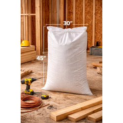 #T3045 SAC POLYPROPYLÈNE BLANC <br>30