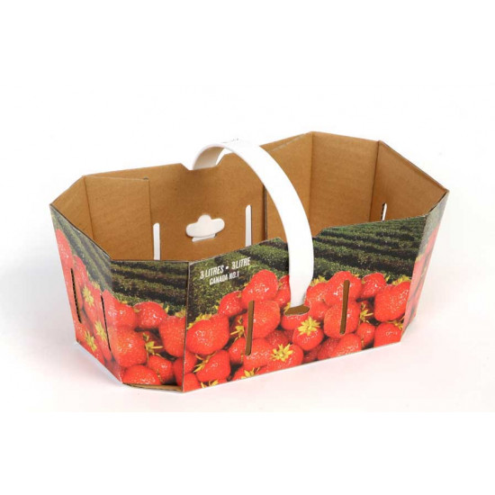 #73FRP-C CANADA STRAWBERRY BASKET  <br>3LT 