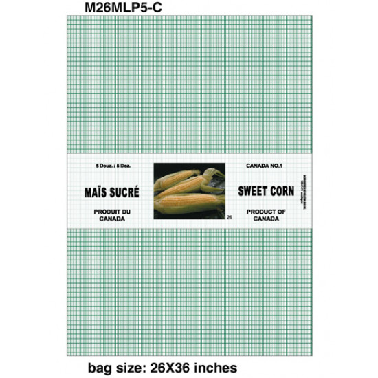 #M26MLP5-C CORN BAG <br>26X36 5 DOUZ #M26MLP5-C CORN BAG <br>26X36 5 DOUZ